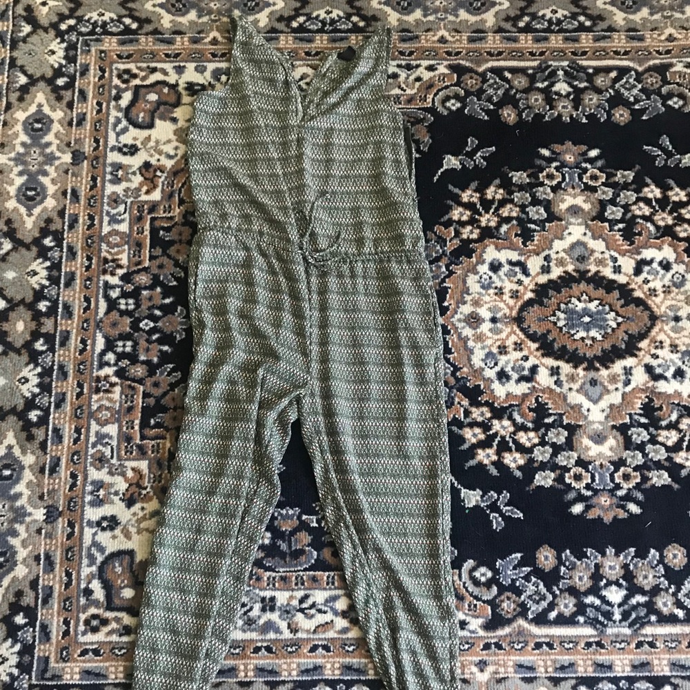 Colorful green jumpsuit!